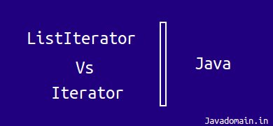 difference between iterator and list iterator featured image