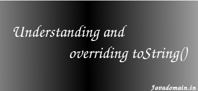 tostring override in java